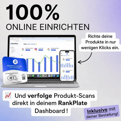 Google-Bewertungen Platte