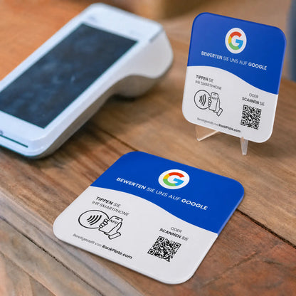 Google-Bewertungen Platte